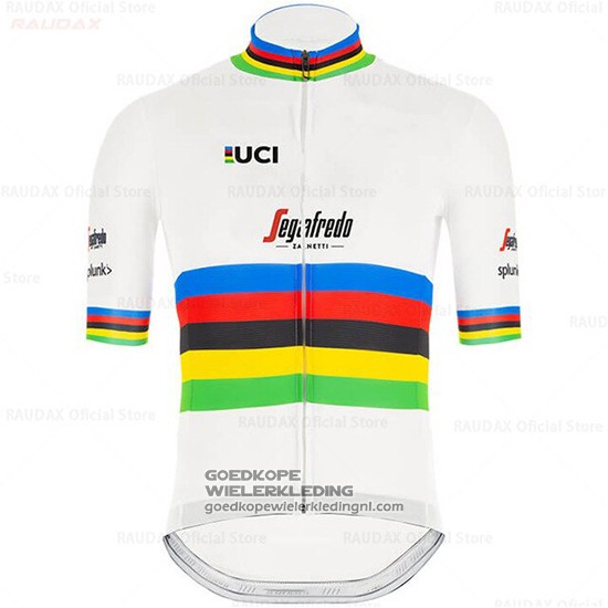 2020 Fietsshirt UCI Wereldkampioen Segafredo Zanetti Korte Mouwen en Koersbroek